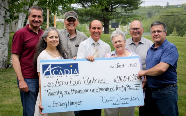 Acadia Federal Credit Union >> Credit Union Gives 26k To Area Food Pantries The County Acadia Federal Credit Union >> Credit Union Gives 26k To Area Food Pantries The County