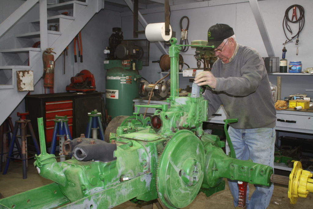 Tractor Club restores 1940s era John Deere tractor to aid local