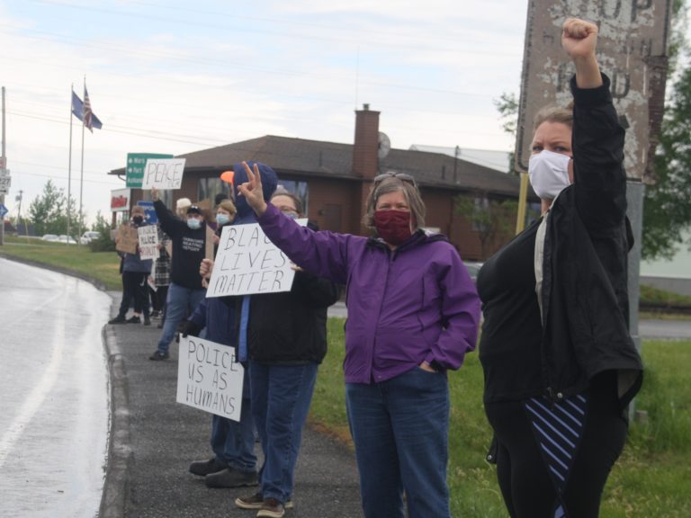 Star Herald Dozens on Presque Isle’s Main Street protest police