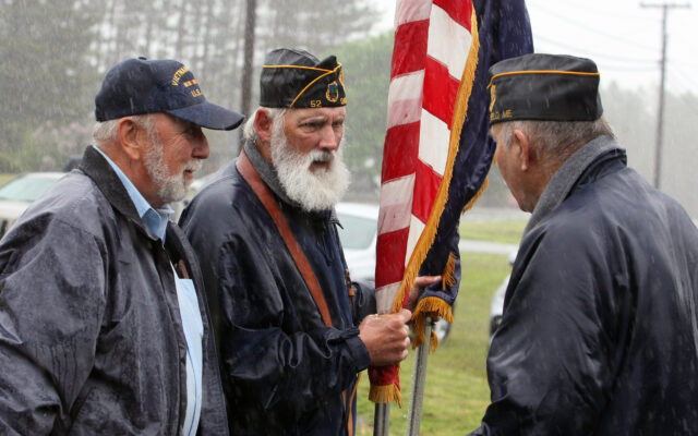 Veterans gather for rainy, somber service in Oakfield - Vimarsana News