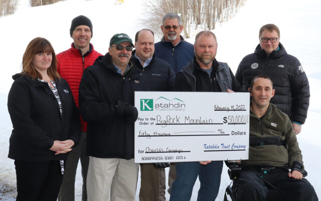 Katahdin Trust donates $50,000 toward BigRock Chairlift Campaign - Vimarsana News